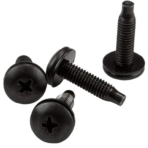 StarTech.com Server Rack Screws - 10-32 Screws - Rack Mount Screws - Network Rack Screws - 50 Pack - Rack Screw - 10 - 19.05 mm - 50 / Pack - TAA Compliant IM3657634