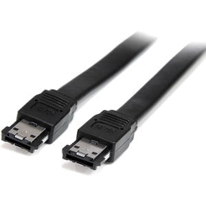 StarTech.com Shielded External eSATA Cable - Serial ATA external cable - Serial ATA 150 - 7 pin external Serial ATA (M) - 7 pin external Serial ATA (M) - 91 cm - 91.44 cm SATA Data Transfer Cable for Notebook, Desktop Computer, Storage Device - First End: IM1597022