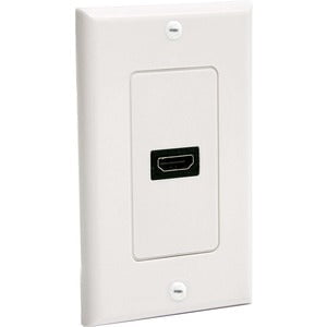 StarTech.com Single Outlet Female HDMI Wall Plate White - 1-gang - White - 2 x HDMI Port(s) IM1861176