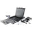 StarTech.com Single-Port Rackmount KVM Console with 17" Display - 1 Computer(s) - 43.2 cm (17") LCD - SXGA - 1280 x 1024USB - 1 x VGA - Keyboard - TouchPad - 1U High - PC - Steel - Black IM4373190