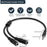 StarTech.com Slim Stereo Splitter Cable - 3.5mm Male to 2x 3.5mm Female - 20 cm Mini-phone Audio Cable for Audio Device, Headphone, Speaker, Cellular Phone, iPhone - First End: 1 x Mini-phone Stereo Audio - Male - Second End: 2 x Mini-phone Stereo Audio - IM2023895