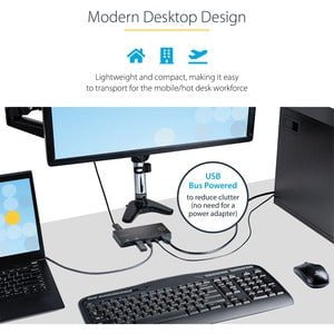 StarTech.com SV221HUC4K KVM Switchbox - 2 Computer(s) - 1 Local User(s) - 3840 x 2160 - 4 x USB - USB 2.0 - 2 x HDMI IM5350336