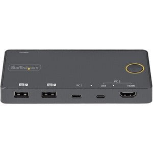 StarTech.com SV221HUC4K KVM Switchbox - 2 Computer(s) - 1 Local User(s) - 3840 x 2160 - 4 x USB - USB 2.0 - 2 x HDMI IM5350336