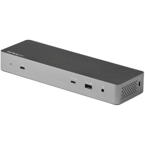 StarTech.com Thunderbolt 3 Dock w/USB-C Host Compatibility - Dual 4K 60Hz DP 1.4 or HDMI TB3/USB-C Docking Station - 1x 8K - 96W PD/5xUSB - for Monitor/Notebook/Workstation - 96 W - Thunderbolt - 2 Displays Supported - 8K - 4096 x 2160, 5120 x 2880, 7680 IM5236772