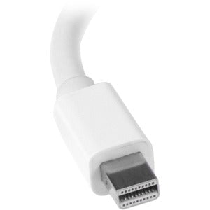 StarTech.com Travel A/V Adapter - 2-in-1 Mini DisplayPort to HDMI or VGA Converter - White - 1 Pack - 1 x 20-pin Mini DisplayPort Digital Audio/Video - Male - 1 x 15-pin HD-15 - Female, 1 x 19-pin HDMI Digital Audio/Video - Female - White IM2894955