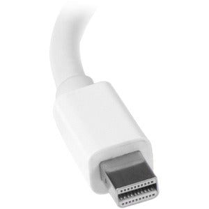 StarTech.com Travel A/V Adapter - 2-in-1 Mini DisplayPort to HDMI or VGA Converter - White - 1 Pack - 1 x 20-pin Mini DisplayPort Digital Audio/Video - Male - 1 x 15-pin HD-15 - Female, 1 x 19-pin HDMI Digital Audio/Video - Female - White IM2894955