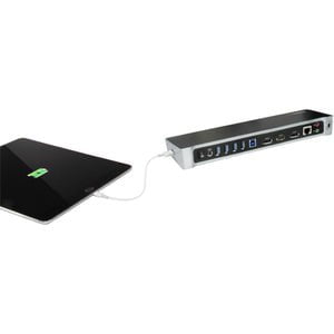 StarTech.com Triple Monitor USB 3.0 Docking Station for Laptops - Mac & Windows - USB Fast Charge Port - Up to 4K - USB3DOCKH2DP - 4K USB docking station supports 4K on one display - Triple display docking station has fast-charge port - USB 3.0 docking st IM3022395