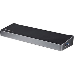 StarTech.com Triple Monitor USB 3.0 Docking Station for Laptops - Mac & Windows - USB Fast Charge Port - Up to 4K - USB3DOCKH2DP - 4K USB docking station supports 4K on one display - Triple display docking station has fast-charge port - USB 3.0 docking st IM3022395
