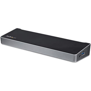 StarTech.com Triple Monitor USB 3.0 Docking Station for Laptops - Mac & Windows - USB Fast Charge Port - Up to 4K - USB3DOCKH2DP - 4K USB docking station supports 4K on one display - Triple display docking station has fast-charge port - USB 3.0 docking st IM3022395