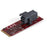 StarTech.com U.2 (SFF-8643) to M.2 PCI Express 3.0 x4 Host Adapter Card for 2.5" U.2 NVMe SSD - Add U.2 PCIe NVMe SSD performance to your desktop computer or server by connecting a U.2 SSD to an M.2 PCIe x4 host interface - U.2 to M.2 Adapter for 2.5" U.2 IM3714104