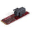 StarTech.com U.2 (SFF-8643) to M.2 PCI Express 3.0 x4 Host Adapter Card for 2.5" U.2 NVMe SSD - Add U.2 PCIe NVMe SSD performance to your desktop computer or server by connecting a U.2 SSD to an M.2 PCIe x4 host interface - U.2 to M.2 Adapter for 2.5" U.2 IM3714104