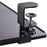StarTech.com Under Desk Keyboard Tray Drawer, Clamp on Keyboard Holder, Height Adjustable, Ergonomic Sliding Keyboard Drawer IM5719545
