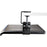 StarTech.com Under Desk Keyboard Tray Drawer, Clamp on Keyboard Holder, Height Adjustable, Ergonomic Sliding Keyboard Drawer IM5719545
