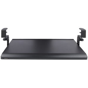 StarTech.com Under Desk Keyboard Tray Drawer, Clamp on Keyboard Holder, Height Adjustable, Ergonomic Sliding Keyboard Drawer IM5719545