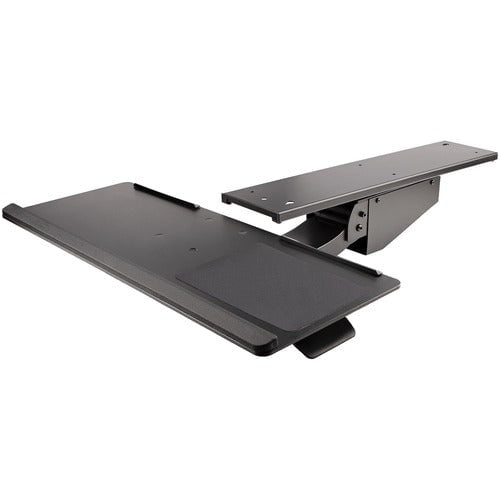 StarTech.com Under Desk Keyboard Tray, Height Adjustable Keyboard and Mouse Tray (10" x 26"), Ergonomic Computer Keyboard Tray w/Mouse Pad - 144.8 mm Height x 711.2 mm Width - Black - Steel IM5464478