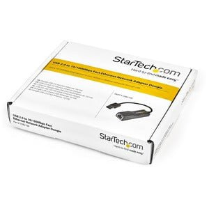 StarTech.com USB 2.0 to 10/100 Mbps Ethernet Network Adapter Dongle - USB 2.0 ASIX - AX88772C - 1 Port(s) - 1 x Network (RJ-45) - Twisted Pair - 10/100Base-TX - Desktop IM2701106