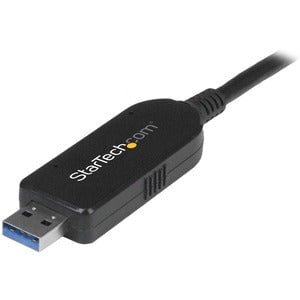 StarTech.com USB 3.0 Data Transfer Cable for Mac and Windows - Fast USB Transfer Cable for Easy Upgrades - 2m (6ft) - Quickly and easily transfer all of your Windows or Mac files to your new computer over USB 3.0 (5 Gbps) - Mac & PC compatible transfer ca IM3022396