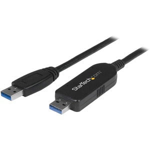 StarTech.com USB 3.0 Data Transfer Cable for Mac and Windows - Fast USB Transfer Cable for Easy Upgrades - 2m (6ft) - Quickly and easily transfer all of your Windows or Mac files to your new computer over USB 3.0 (5 Gbps) - Mac & PC compatible transfer ca IM3022396