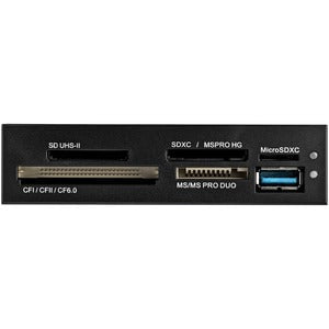 StarTech.com USB 3.0 Internal Multi-Card Reader with UHS-II Support - SD/Micro SD/MS/CF Memory Card Reader - SD, SDXC, SDHC, microSDHC - USB 3.0External - 1 Pack IM3009596