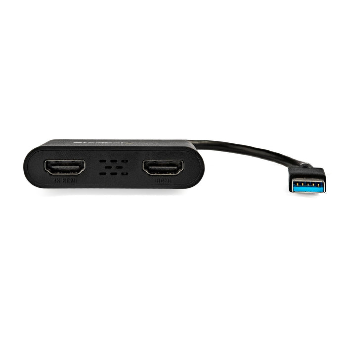 Startech.com USB 3.0 to Dual HDMI Adapter, 2 Monitor External Graphics Card DDUSB32HD2