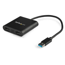 Startech.com USB 3.0 to Dual HDMI Adapter, 2 Monitor External Graphics Card DDUSB32HD2