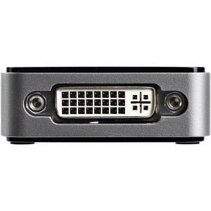 StarTech.com USB 3.0 to DVI External Video Card Multi Monitor Adapter with 1-Port USB Hub â€" 1920x1200 - 1 Pack - 1 x 9-pin Type A USB 3.0 USB Male - 1 x 29-pin DVI-I VGA Female, 1 x 9-pin Type A USB 3.0 USB Female - 1920 x 1200 Supported - Black - TAA C IM2408521