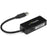 StarTech.com USB 3.0 to Gigabit Ethernet Adapter NIC w/ USB Port - Black - USB - 1 Port(s) - 1 x Network (RJ-45) - Twisted Pair - 10/100/1000Base-T - Desktop IM2485498