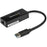 StarTech.com USB 3.0 to Gigabit Ethernet Adapter NIC w/ USB Port - Black - USB - 1 Port(s) - 1 x Network (RJ-45) - Twisted Pair - 10/100/1000Base-T - Desktop IM2485498