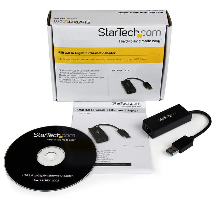 Startech.com Usb 3.0 to Gigabit Ethernet Nic Network Adapter 10/100/1000 DDUSB31000S