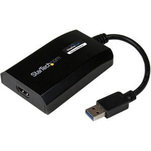 StarTech.com USB 3.0 to HDMI Adapter, DisplayLink Certified, 1920x1200, USB-A to HDMI Display Adapter, External Graphics Card for Mac/PC - 1 Pack - USB 3.0 - 1 x HDMI, HDMI - Black IM2784143