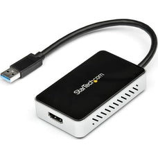 StarTech.com USB 3.0 to HDMI External Video Card Multi Monitor Adapter with 1-Port USB Hub â€" 1920x1200 / 1080p - 1 Pack - 1 x 9-pin Type A USB 3.0 USB Male - 1 x 19-pin HDMI Digital Audio/Video Female, 1 x 9-pin Type A USB 3.0 USB Female - 1920 x 1200 S IM2410880