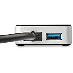StarTech.com USB 3.0 to HDMI External Video Card Multi Monitor Adapter with 1-Port USB Hub â€" 1920x1200 / 1080p - 1 Pack - 1 x 9-pin Type A USB 3.0 USB Male - 1 x 19-pin HDMI Digital Audio/Video Female, 1 x 9-pin Type A USB 3.0 USB Female - 1920 x 1200 S IM2410880