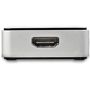 StarTech.com USB 3.0 to HDMI External Video Card Multi Monitor Adapter with 1-Port USB Hub â€" 1920x1200 / 1080p - 1 Pack - 1 x 9-pin Type A USB 3.0 USB Male - 1 x 19-pin HDMI Digital Audio/Video Female, 1 x 9-pin Type A USB 3.0 USB Female - 1920 x 1200 S IM2410880
