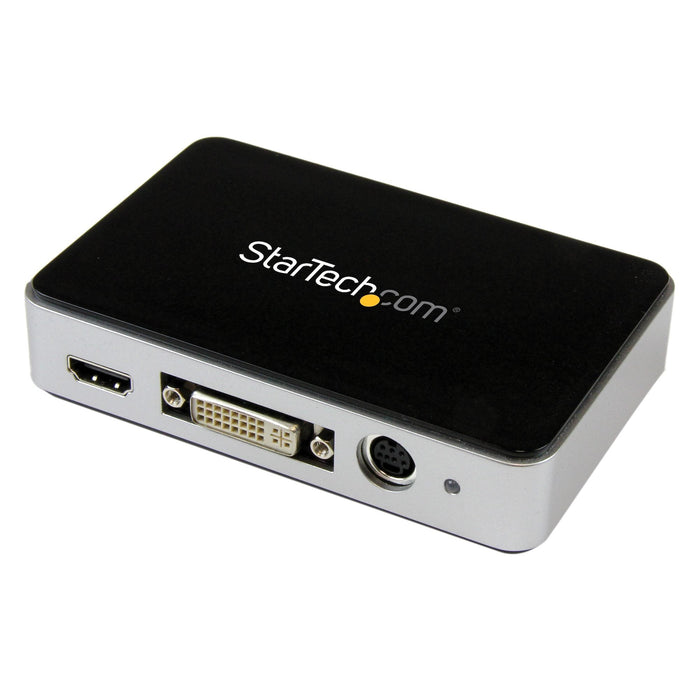 Startech.com USB 3.0 Video Capture Device, HDMI, DVI, VGA, 1080P 60fps DDUSB3HDCAP