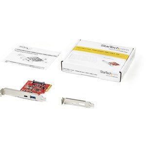 StarTech.com USB 3.1 Card - PCI Express x4 - Plug-in Card - 2 USB Port(s) - 2 USB 3.1 Port(s) - UASP Support - PC, Mac, Linux IM4934923