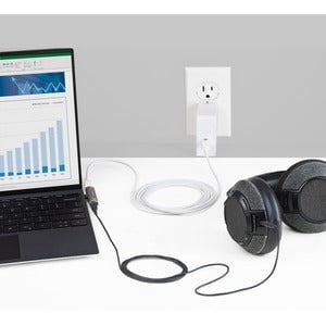 StarTech.com USB C Audio & Charge Adapter, USB-C Audio Adapter, USB C Audio Headset Port and USB Type-C PD Charger, For USB-C Phone/Tablet - 1 x 24-pin USB Type C USB 2.0 Powered USB Male - 1 x 24-pin USB Type C USB 2.0 Powered USB Female, 1 x 24-pin Type IM5275978