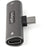 StarTech.com USB C Audio & Charge Adapter, USB-C Audio Adapter with 3.5mm Headset Jack and USB Type-C PD Charging, For USB-C Phone/Tablet - 1 x 24-pin USB Type C Powered USB Male - 1 x 24-pin USB Type C Powered USB Female, 1 x Mini-phone Audio Female - Si IM5231873