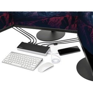 StarTech.com USB-C Dock - 4K Triple Monitor USB Type-C Docking Station with Dual DisplayPort & HDMI - 100W Power Delivery - 5x USB 3.0 Hub - for Notebook/Tablet PC - 100 W - USB 3.0 Type C - 6 x USB Ports - 6 x USB 3.0 - USB Type-C - Network (RJ-45) - HDM IM4443585