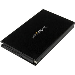 StarTech.com USB-C External Hard Drive Enclosure - USB 3.1 Type C - Integrated USB C Cable - SATA 6Gpbs - SSD/HDD Enclosure - Create a fast and portable data storage solution for a USB Type C laptop - USB-C External Hard Drive Enclosure for 2.5" SATA SSD/ IM3300952