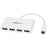StarTech.com USB-C Hub - 4-Port USB 3.0 - USB-C to 4x USB-A - Bus Powered - White - USB Type C - External - 4 USB Port(s) - 4 USB 3.0 Port(s) - Linux, Mac, PC IM3612496