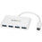 StarTech.com USB-C Hub - 4-Port USB 3.0 - USB-C to 4x USB-A - Bus Powered - White - USB Type C - External - 4 USB Port(s) - 4 USB 3.0 Port(s) - Linux, Mac, PC IM3612496