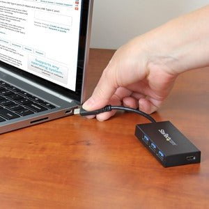 StarTech.com USB C Hub â€" 4 Port USB-C to USB-A (3x) and USB-C (1x) â€" Bus Powered USB Hub â€" USB Type C Hub â€" Port Expander - USB Type C - External - 4 USB Port(s) - 4 USB 3.1 Port(s) IM3066482