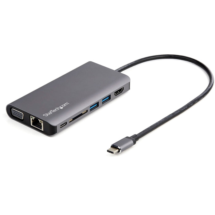 Startech.com USB-C Multiport Adapter, 4K HDMI, VGA Mini Dock, 3x USB, SD DDDKT30CHVAUSP