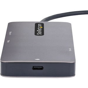 StarTech.com USB C Multiport Adapter, Dual HDMI, 4K 60Hz, 2x 5Gbps USB-A Hub, 100W Power Delivery, GbE, SD/MicroSD, USB C Mini Dock - 2 Displays Supported - 4K - 3840 x 2160 - 2 x USB Type-A Ports - 2 x USB Type-C Ports - USB Type-C - 1 x RJ-45 Ports - Ne IM5529178