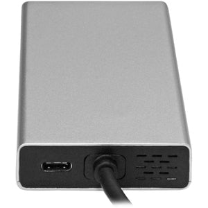 StarTech.com USB C Multiport Adapter for Laptops - Power Delivery - 4K HDMI - GbE - USB 3.0 - for Chromebook, Monitor, Workstation, MacBook - Black - Mac OS X 13.0 Ventura - TAA Compliant IM3390059