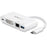 StarTech.com USB-C Multiport Adapter for Laptops - Power Delivery - DVI - GbE - USB 3.0 - for Notebook - 60 W - USB Type C - 1 Displays Supported - 1920 x 1200 - 2 x USB Ports - 2 x USB 3.0 - USB Type-A - USB Type-C - Network (RJ-45) - DVI - White - Thund IM3657876