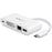 StarTech.com USB-C Multiport Adapter for Laptops - Power Delivery - DVI - GbE - USB 3.0 - for Notebook - 60 W - USB Type C - 1 Displays Supported - 1920 x 1200 - 2 x USB Ports - 2 x USB 3.0 - USB Type-A - USB Type-C - Network (RJ-45) - DVI - White - Thund IM3657876