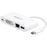 StarTech.com USB-C Multiport Adapter for Laptops - Power Delivery - DVI - GbE - USB 3.0 - for Notebook - 60 W - USB Type C - 1 Displays Supported - 1920 x 1200 - 2 x USB Ports - 2 x USB 3.0 - USB Type-A - USB Type-C - Network (RJ-45) - DVI - White - Thund IM3657876