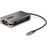 StarTech.com USB-C Multiport Adapter, HDMI/VGA, 4K 60Hz, 3-Port USB Hub, 100W PD Pass-Through, GbE, Mini Docking Station, 1ft/30cm Cable - USB-C multiport adapter with single monitor 4K 60Hz HDMI 2.0b HDR10 or 1080p VGA video via DP 1.4 Alt Mode - Travel IM5728264