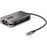 StarTech.com USB-C Multiport Adapter, HDMI/VGA, 4K 60Hz, 3-Port USB Hub, 100W PD Pass-Through, GbE, Mini Docking Station, 1ft/30cm Cable - USB-C multiport adapter with single monitor 4K 60Hz HDMI 2.0b HDR10 or 1080p VGA video via DP 1.4 Alt Mode - Travel IM5728264